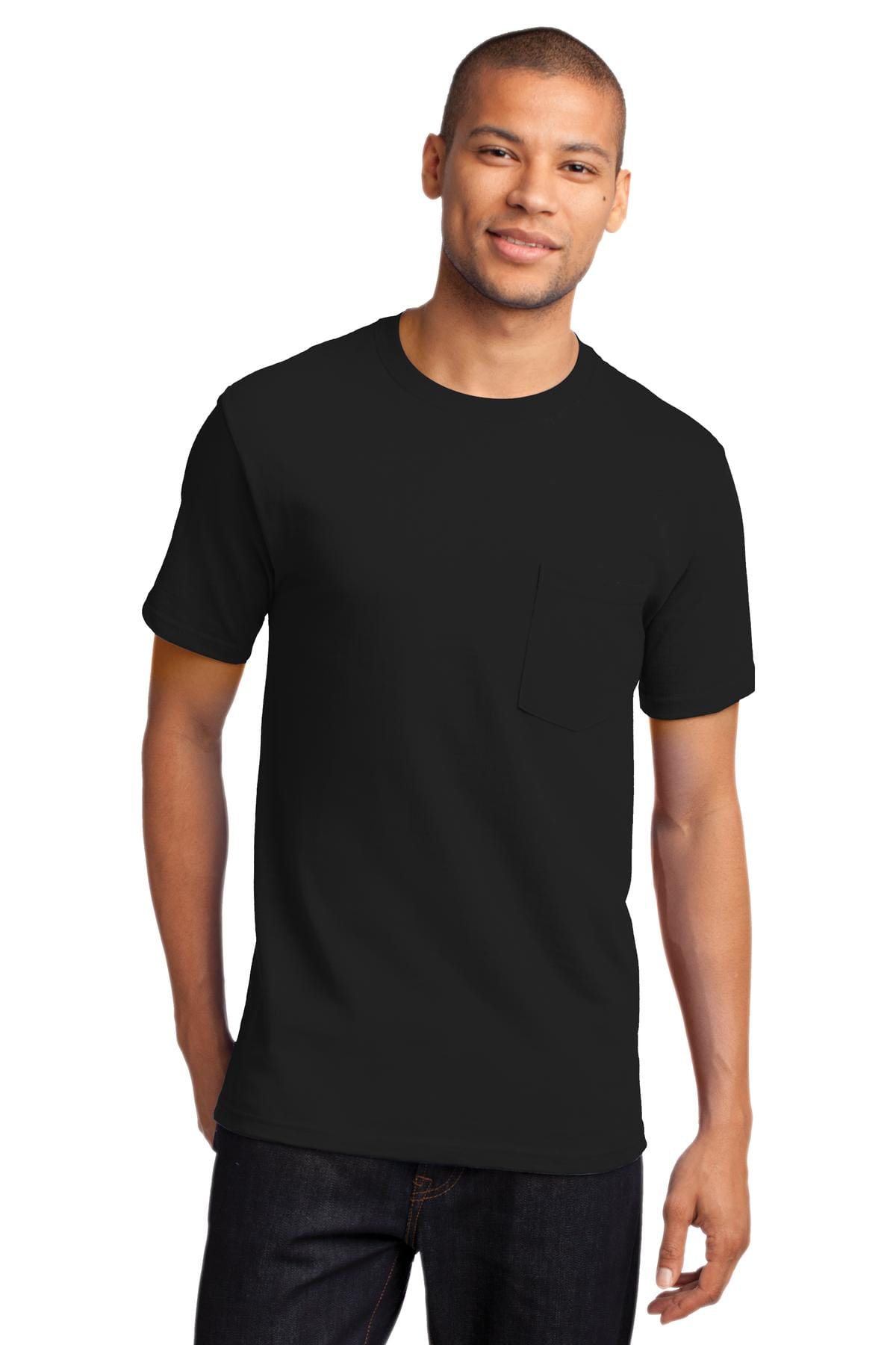 Port T-Shirts Port & Company ®  - Essential Pocket Tee. PC61P, Basic Colors
