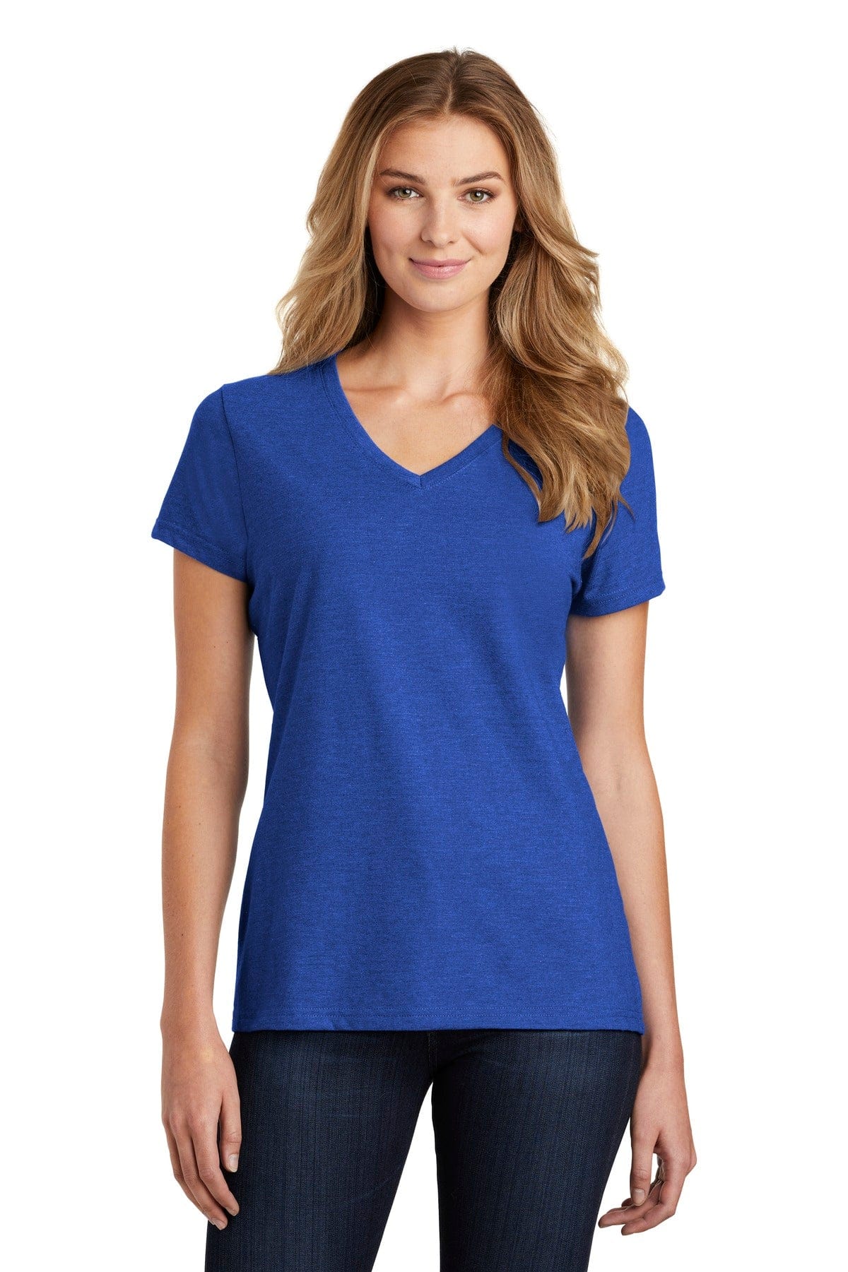Port T-Shirts Port & Company  ®  Ladies Fan Favorite  ™  Blend V-Neck Tee. LPC455V