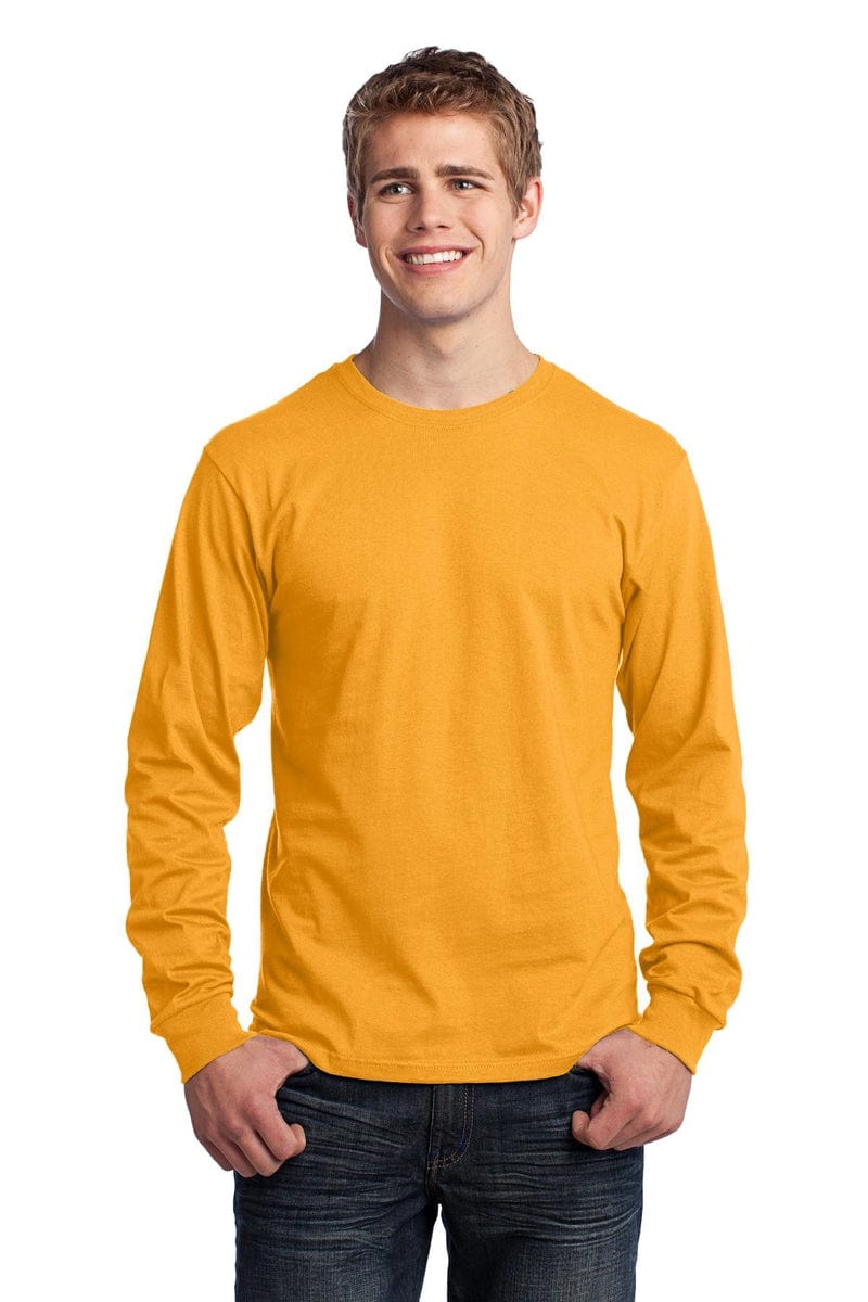 Port T-Shirts Port & Company ®  - Long Sleeve Core Cotton Tee. PC54LS, Basic Colors