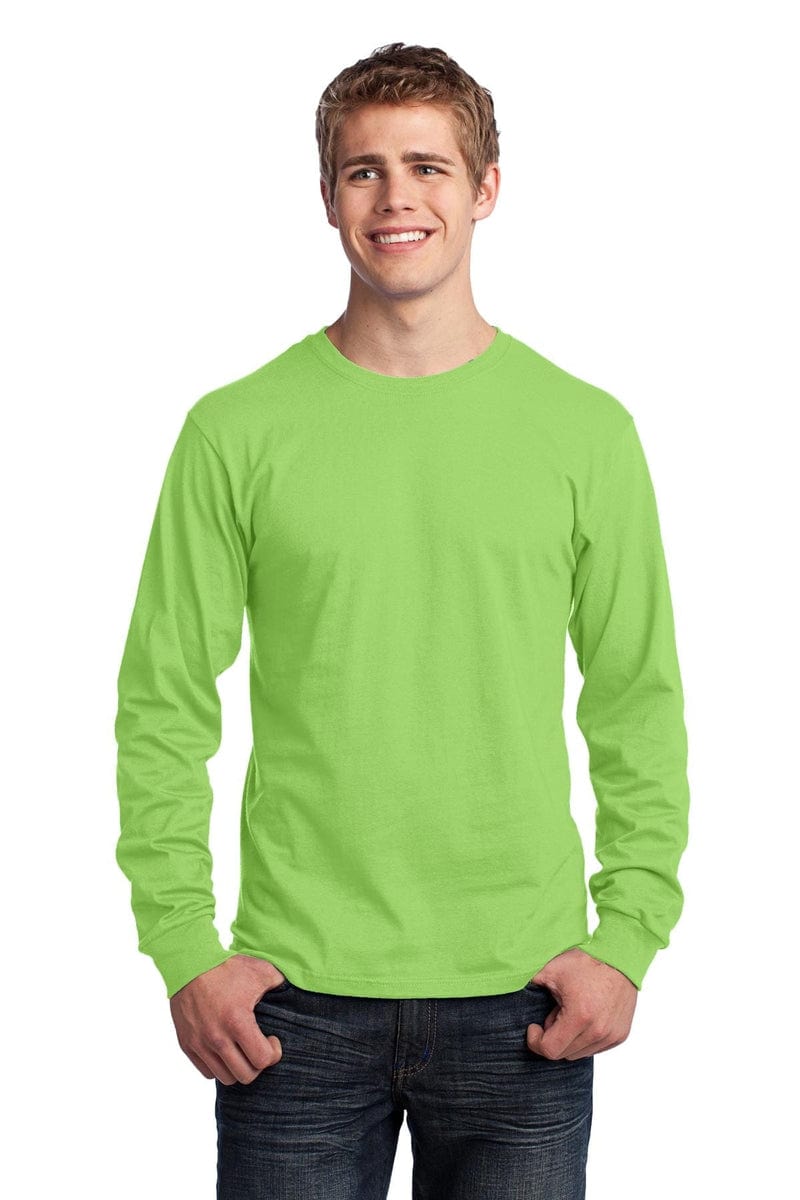 Port T-Shirts Port & Company ®  - Long Sleeve Core Cotton Tee. PC54LS, Basic Colors