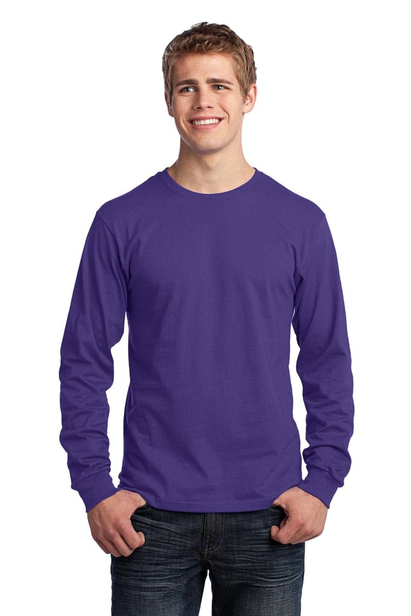 Port T-Shirts Port & Company ®  - Long Sleeve Core Cotton Tee. PC54LS, Basic Colors