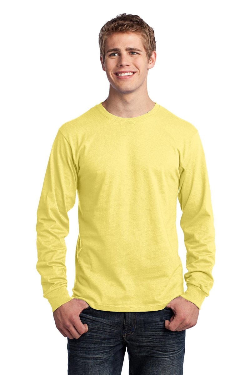 Port T-Shirts Port & Company ®  - Long Sleeve Core Cotton Tee. PC54LS, Basic Colors