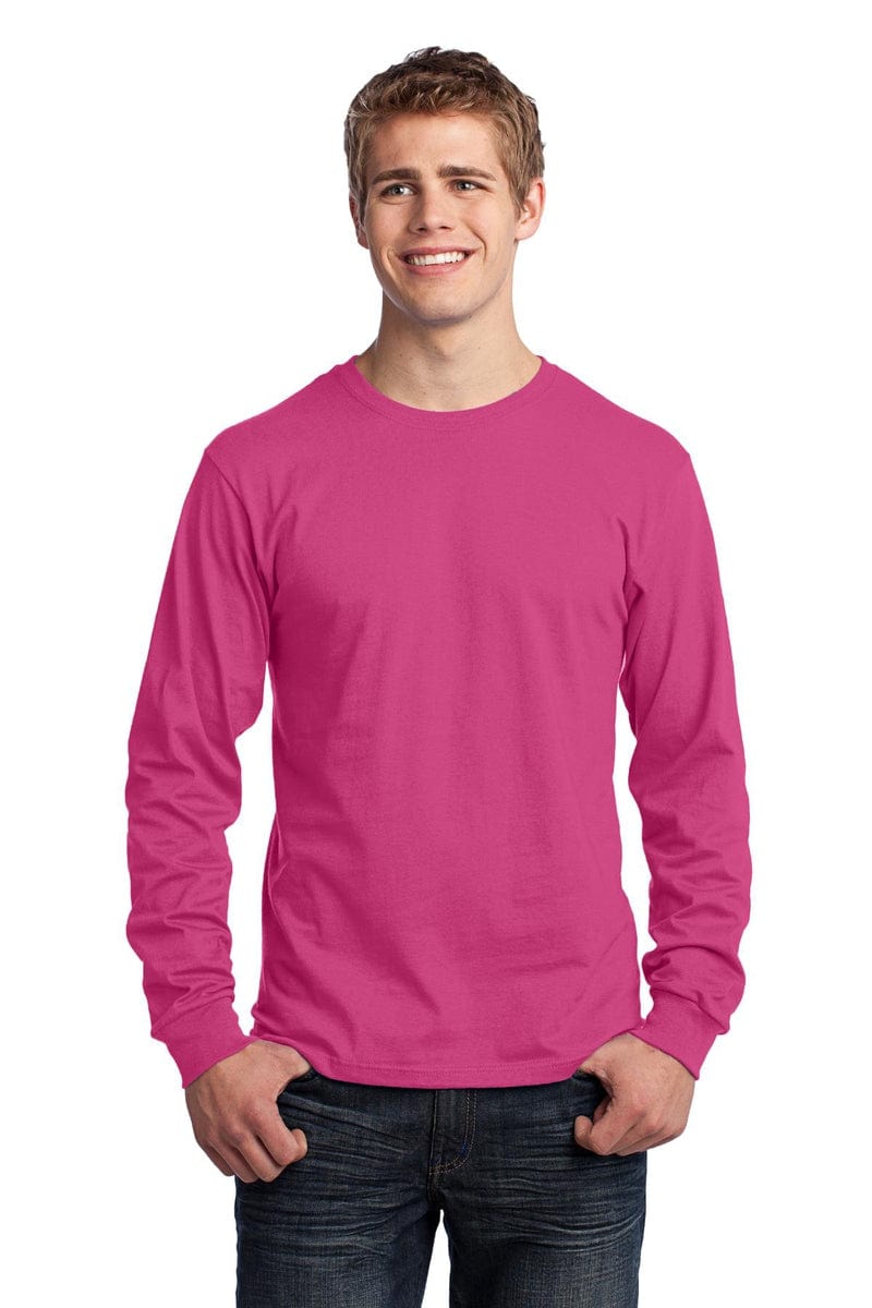 Port T-Shirts Port & Company ®  - Long Sleeve Core Cotton Tee. PC54LS, Basic Colors