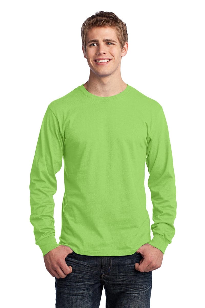 Port T-Shirts Port & Company ®  - Long Sleeve Core Cotton Tee. PC54LS, Basic Colors