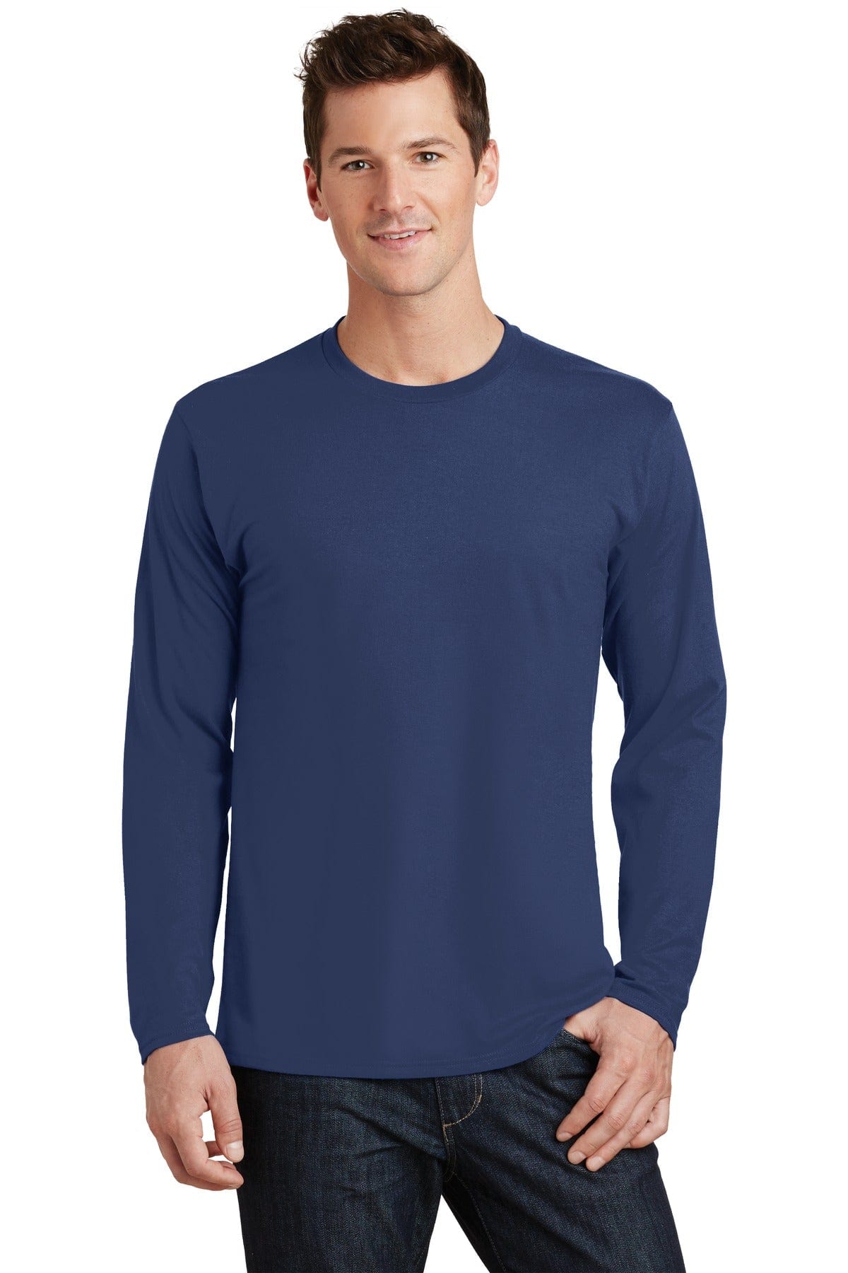 Port T-Shirts Port & Company ®  Long Sleeve Fan Favorite Tee. PC450LS, Basic Colors