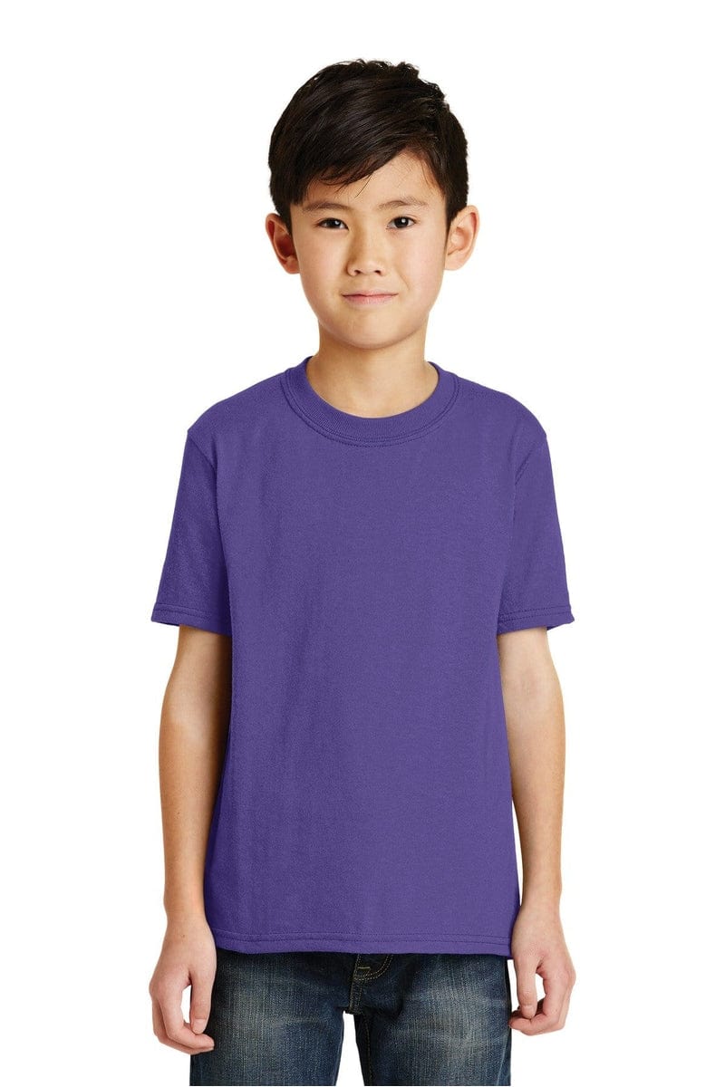 Port T-Shirts Port & Company ®  - Youth Core Blend Tee.  PC55Y, Basic Colors