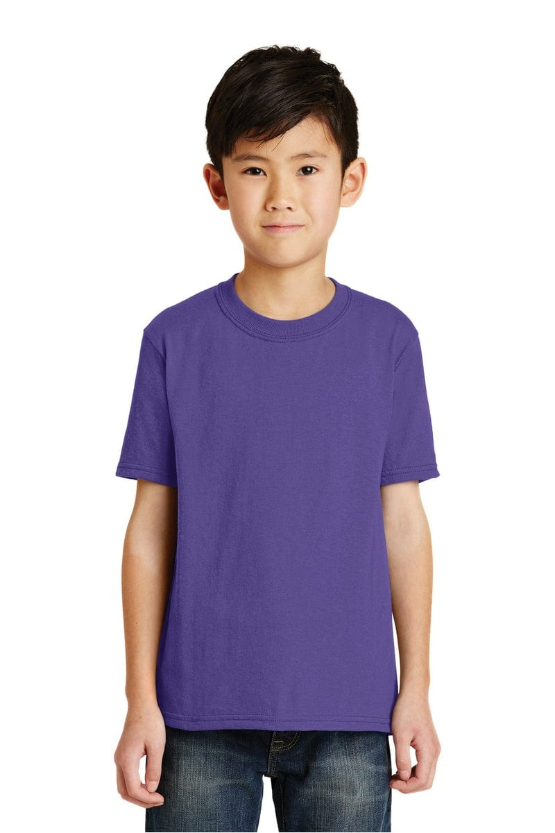Port T-Shirts Port & Company ®  - Youth Core Blend Tee.  PC55Y, Basic Colors