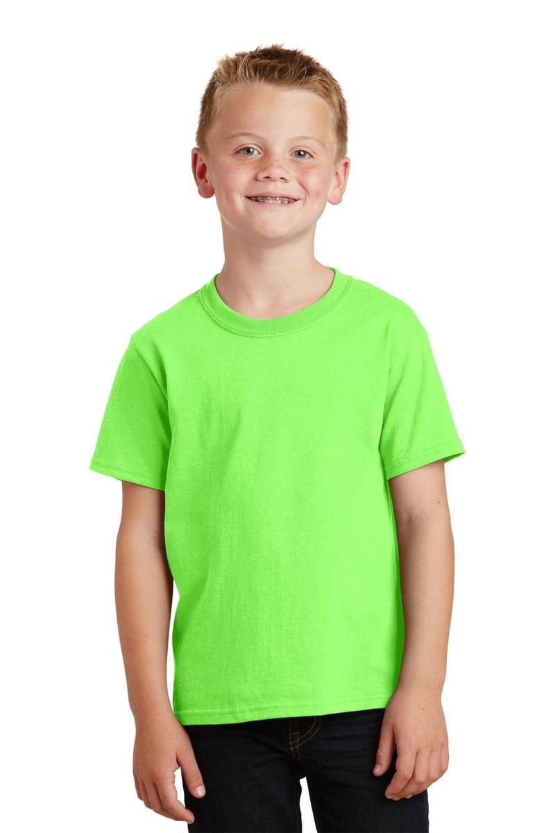 Port T-Shirts Port & Company ®  - Youth Core Cotton Tee. PC54Y, Basic Colors