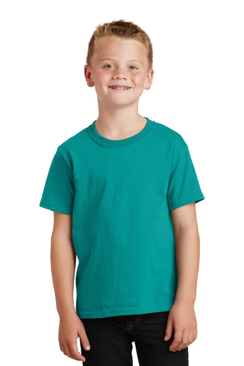 Port T-Shirts Port & Company ®  - Youth Core Cotton Tee. PC54Y, Traditional Colors
