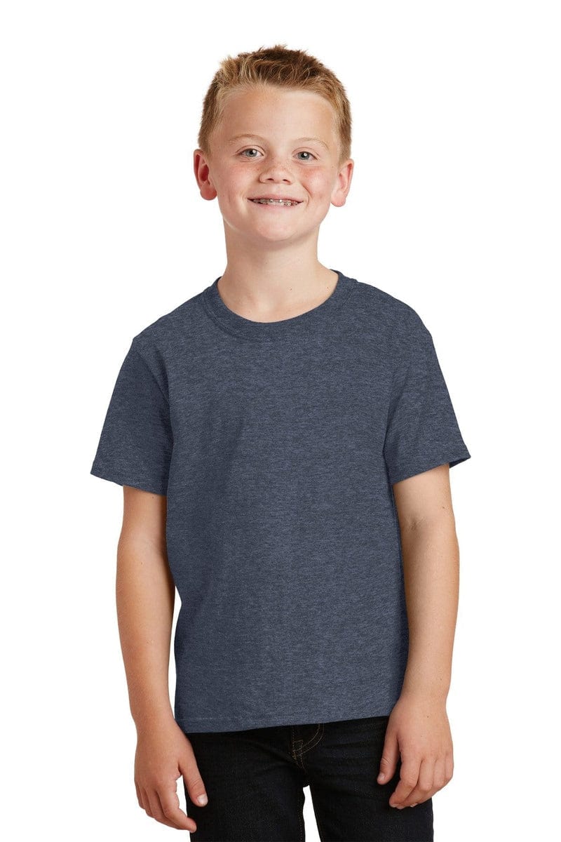 Port T-Shirts Port & Company ®  - Youth Core Cotton Tee. PC54Y, Traditional Colors