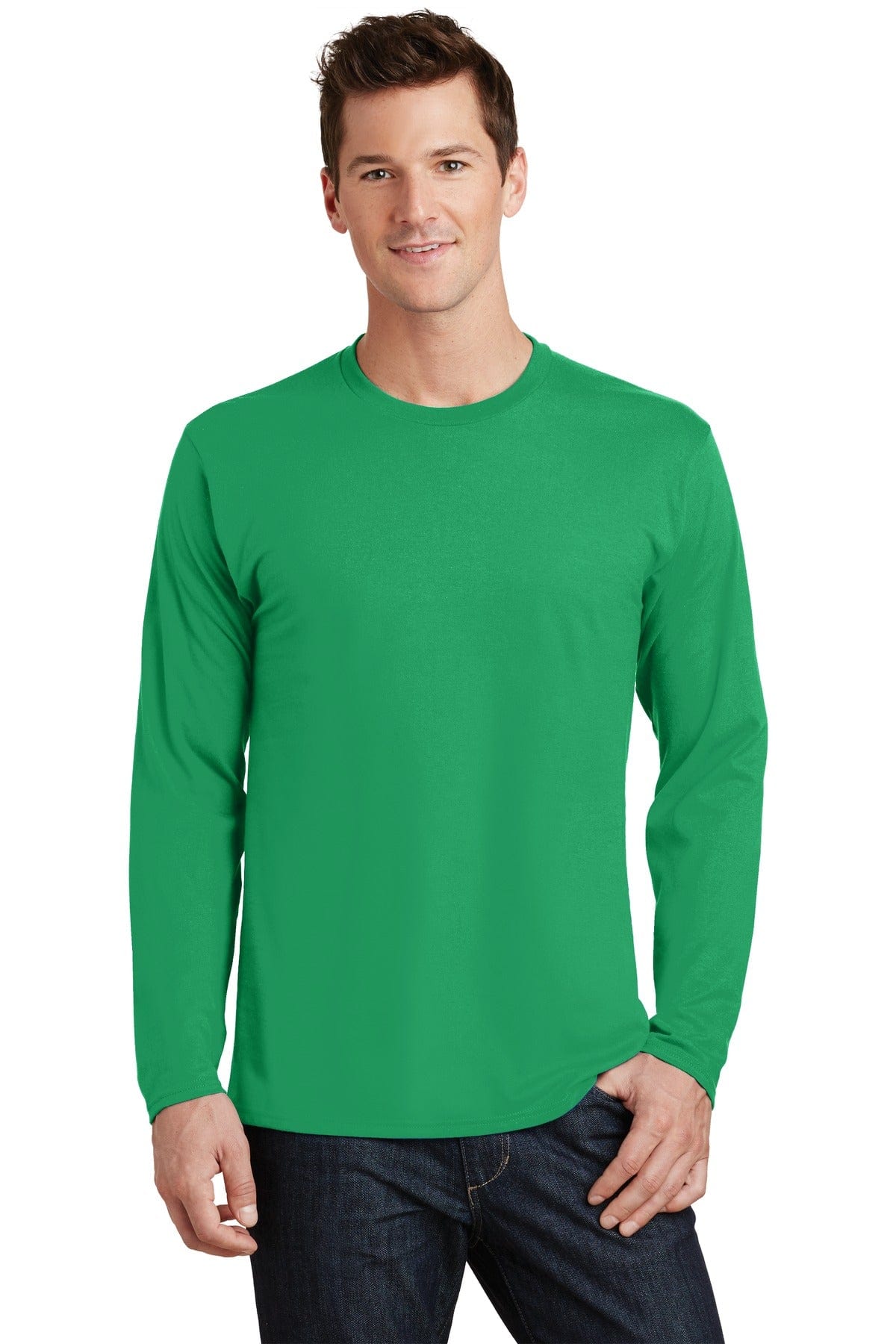 Port T-Shirts S / Athletic Kelly Port & Company ®  Long Sleeve Fan Favorite Tee. PC450LS