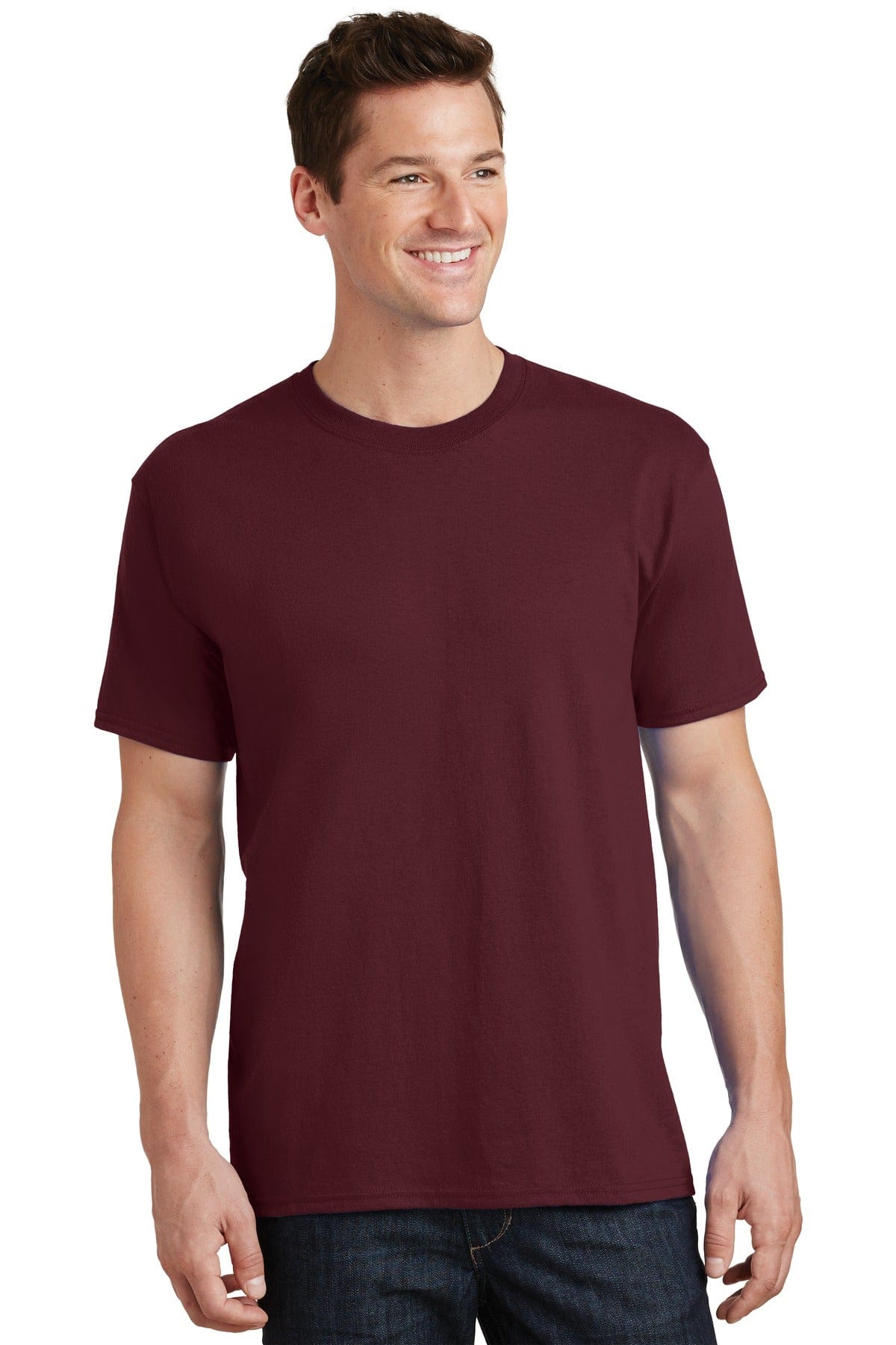 Port T-Shirts S / Athletic Maroon Port & Company PC54: Core Cotton Tee