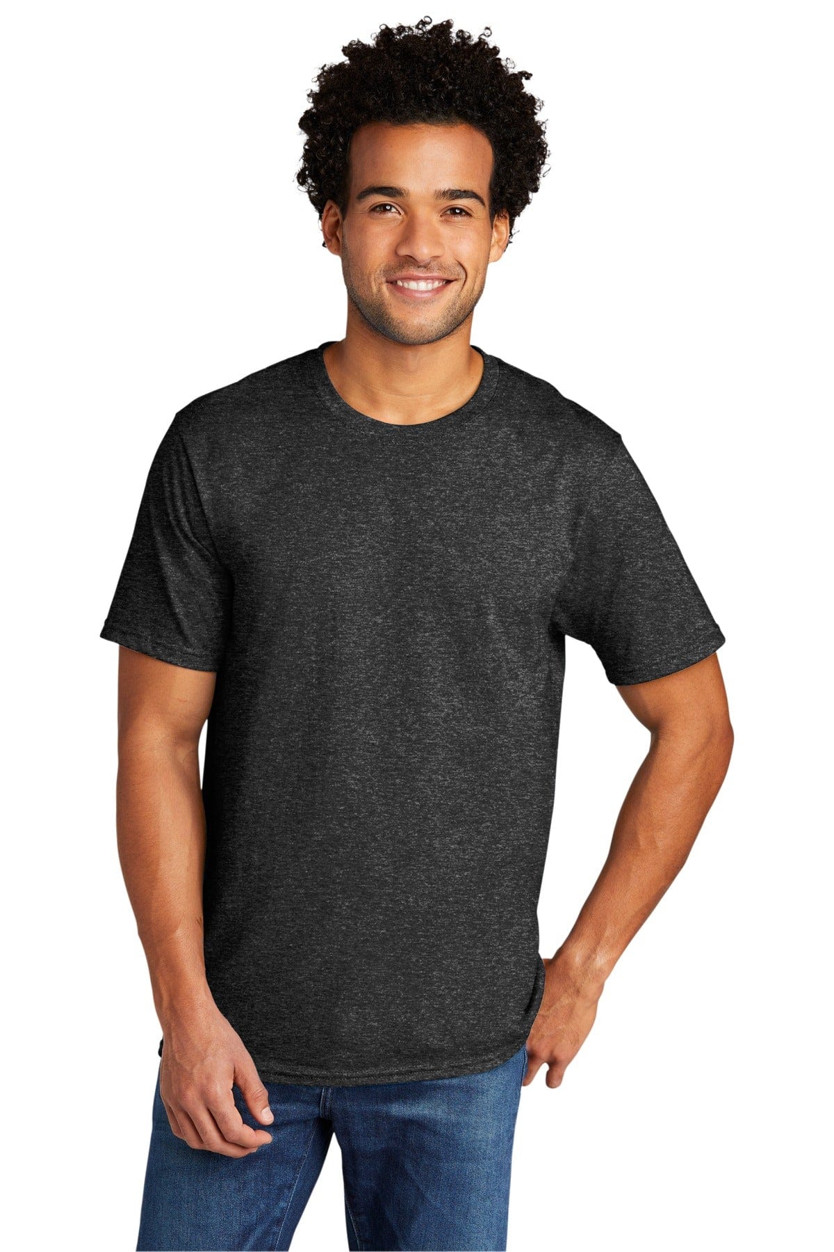 Port T-Shirts S / Black Heather Port & Company PC330: Tri-Blend Tee