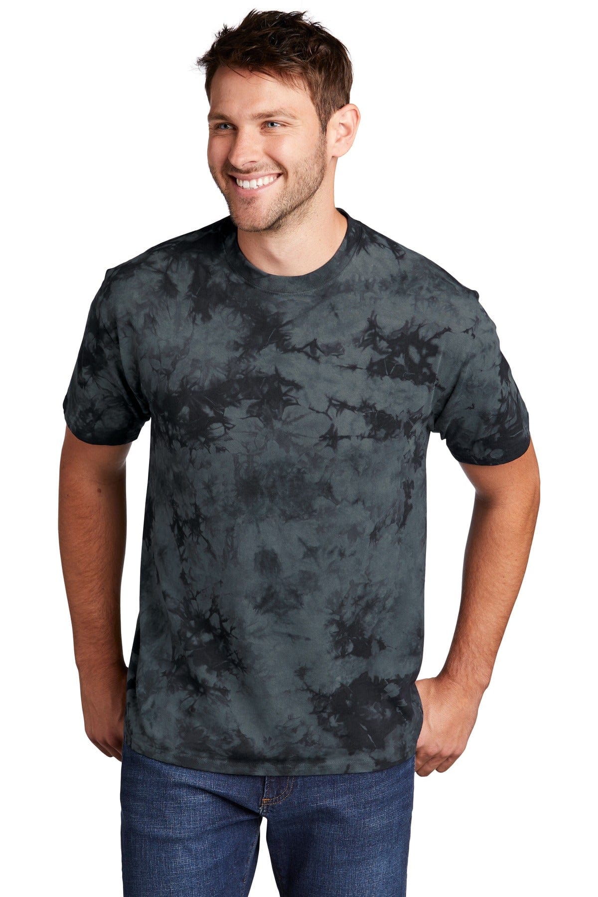Port T-Shirts S / Black Port & Company  ®  Crystal Tie-Dye Tee PC145