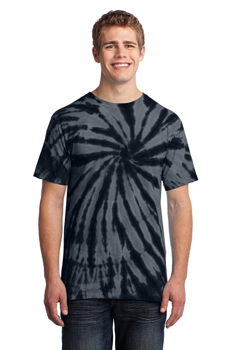 Port T-Shirts S / Black Port & Company PC147: Tie-Dye Tee