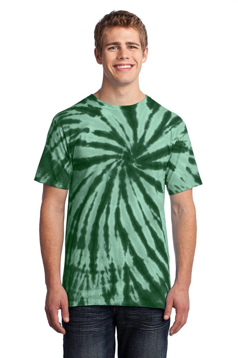Port T-Shirts S / Forest Green Port & Company PC147: Tie-Dye Tee