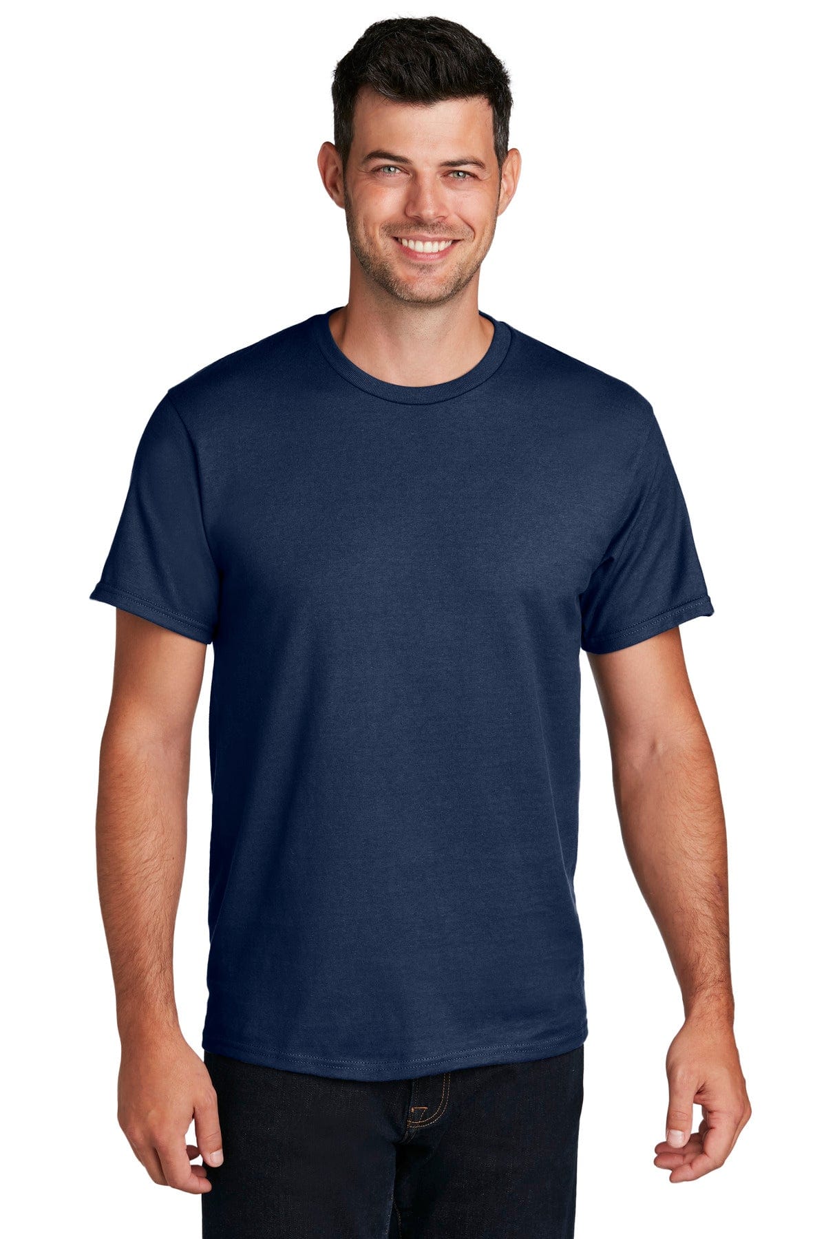 Port T-Shirts S / Navy Port & Company ®  - Ring Spun Cotton Tee. PC150