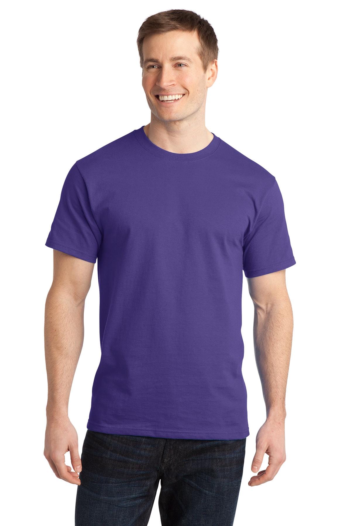 Port T-Shirts S / Purple Port & Company ®  - Ring Spun Cotton Tee. PC150