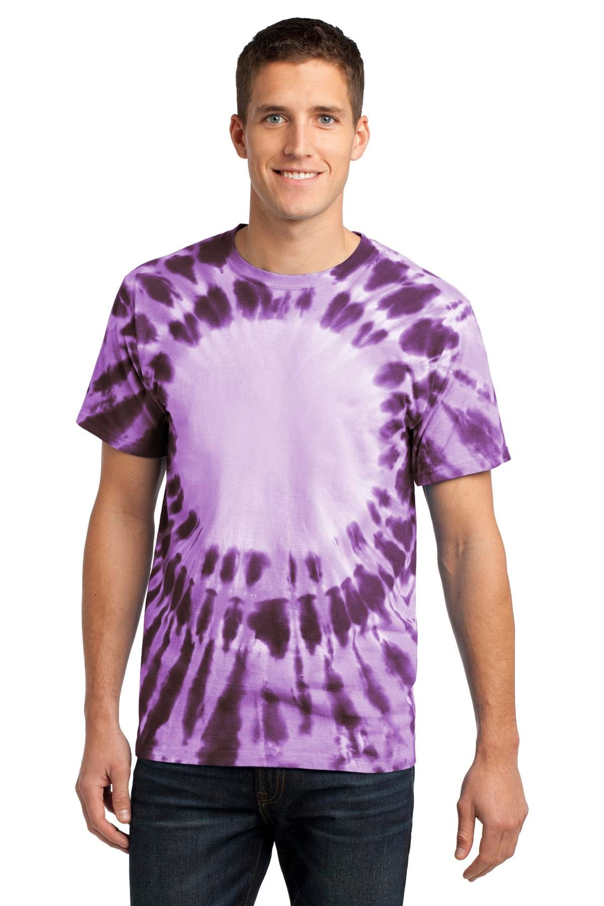 Port T-Shirts S / Purple Port & Company ®  -Window Tie-Dye Tee. PC149