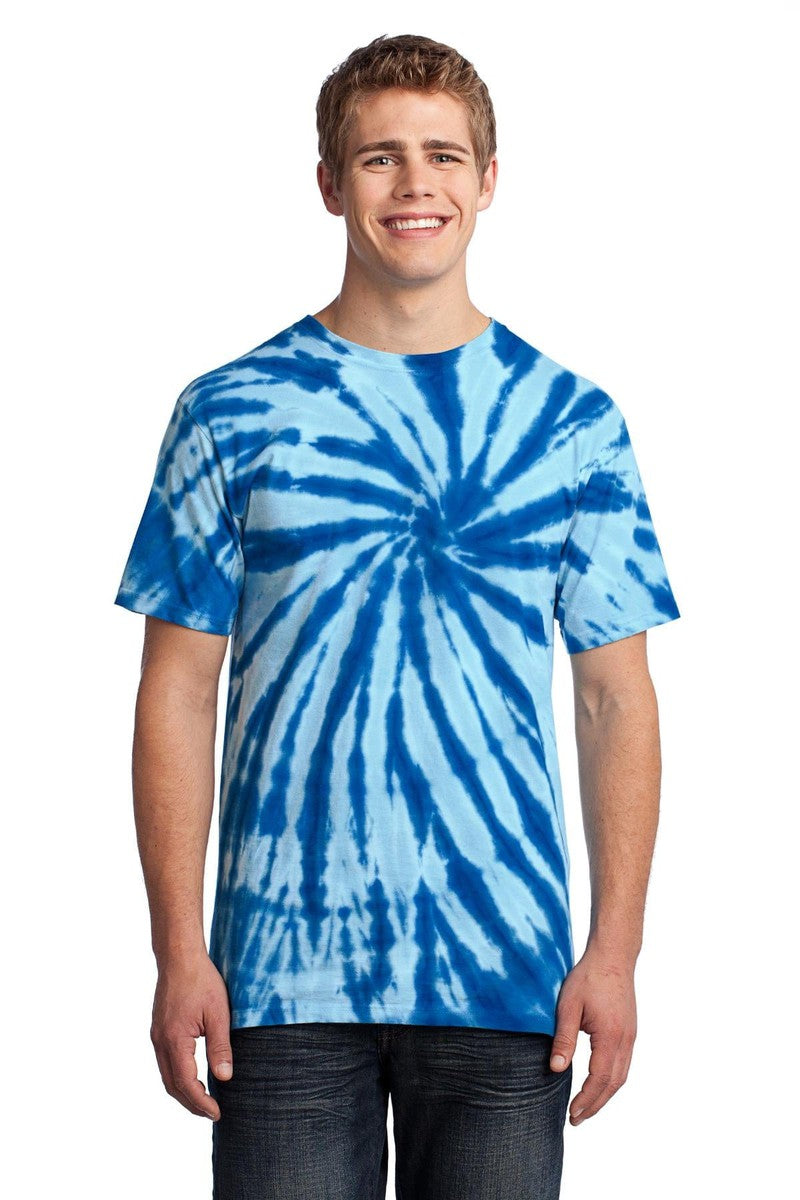Port T-Shirts S / Royal Port & Company PC147: Tie-Dye Tee