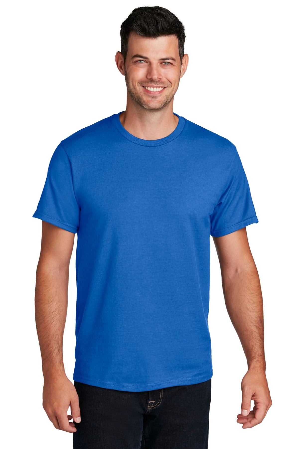 Port T-Shirts S / Royal Port & Company ®  - Ring Spun Cotton Tee. PC150, Basic Colors