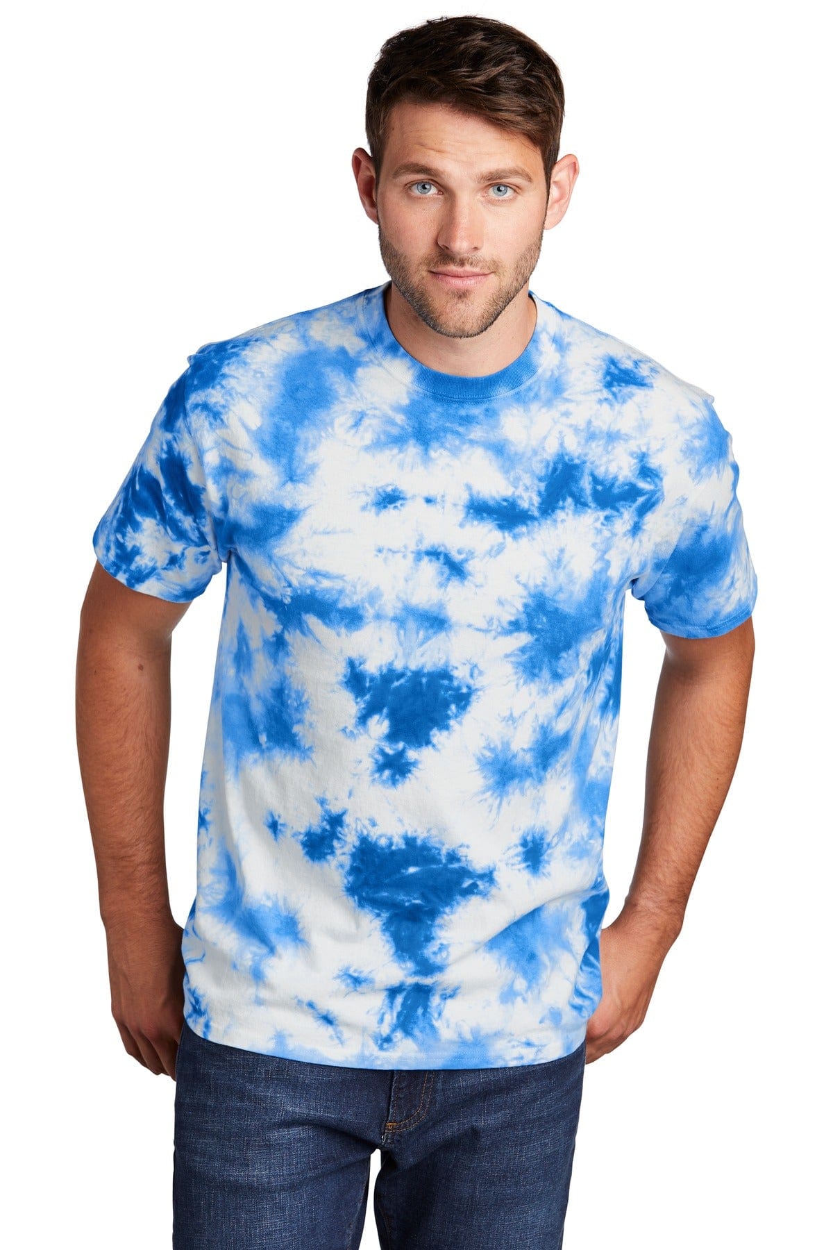 Port T-Shirts S / True Royal Port & Company  ®  Crystal Tie-Dye Tee PC145