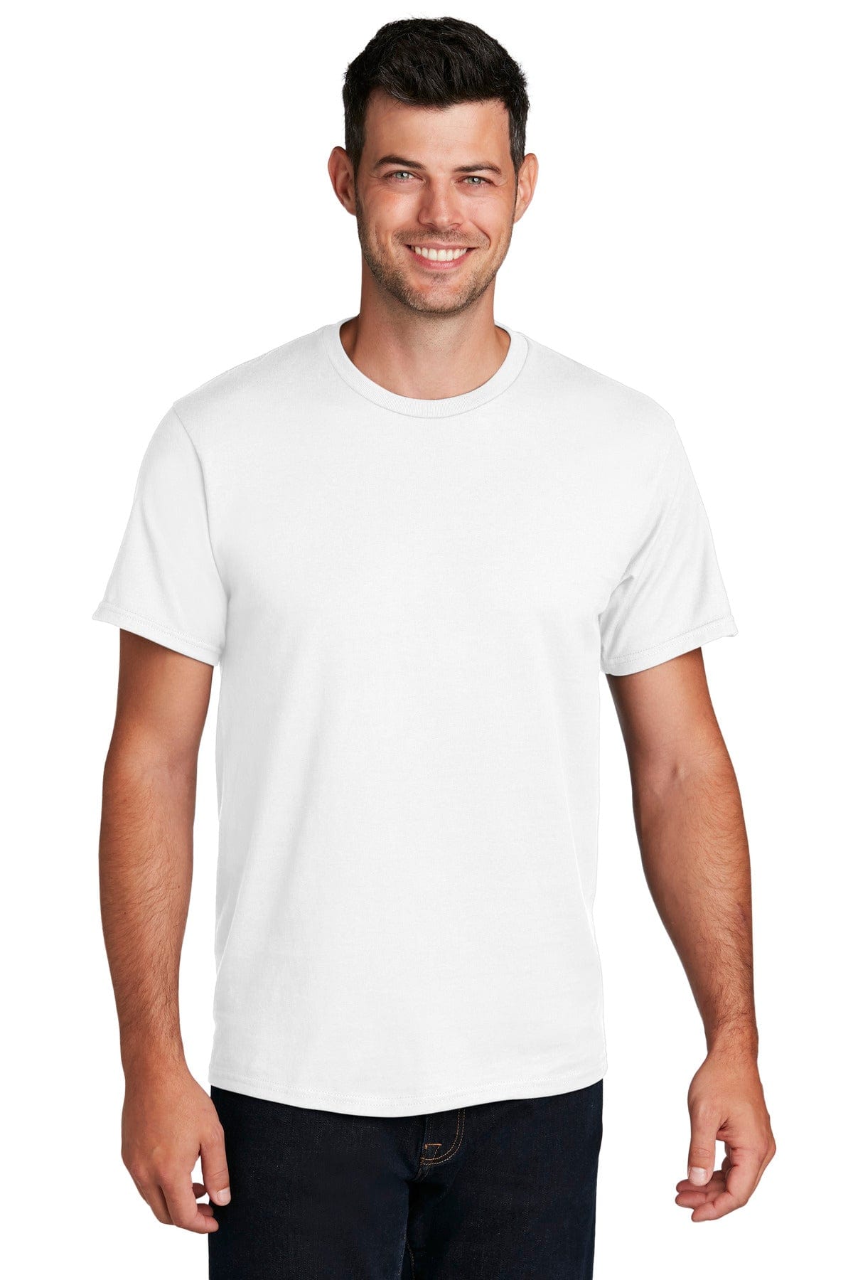 Port T-Shirts S / White Port & Company ®  - Ring Spun Cotton Tee. PC150, Basic Colors