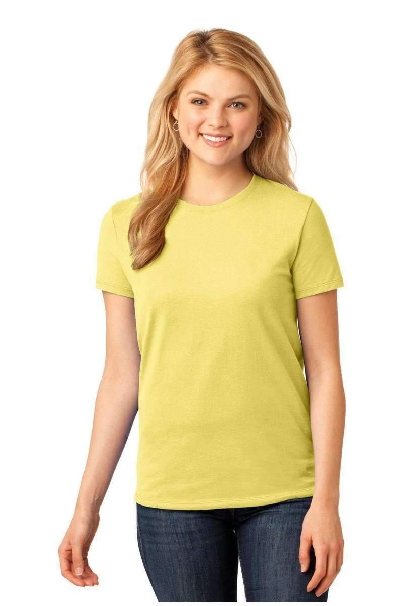 Port T-Shirts XL / Yellow Port & Company Ladies Core Cotton Tee. LPC54