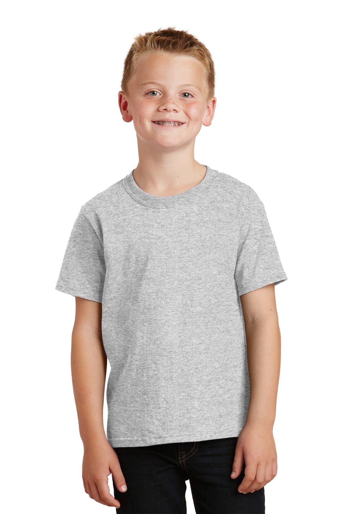 Port T-Shirts XS / Ash* Port & Company ®  - Youth Core Cotton Tee. PC54Y