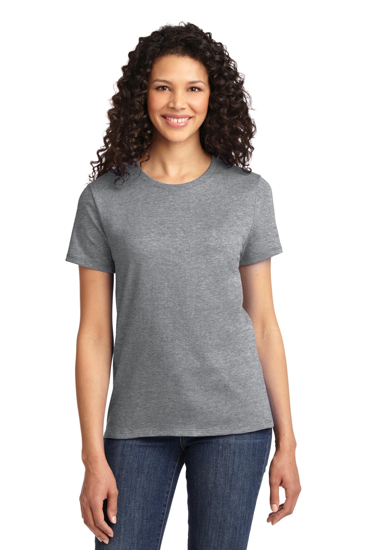 Port T-Shirts XS / Athletic Heather Port & Company ®  - Ladies Essential Tee. LPC61