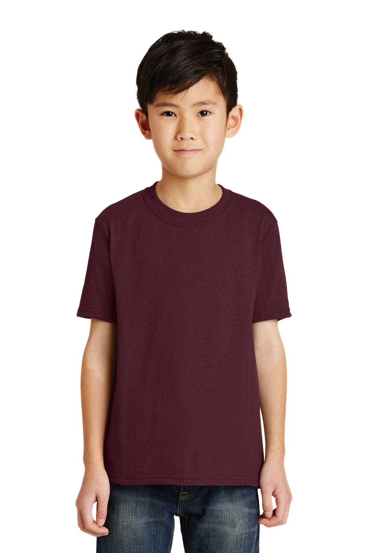 Port T-Shirts XS / Athletic Maroon Port & Company ®  - Youth Core Blend Tee.  PC55Y