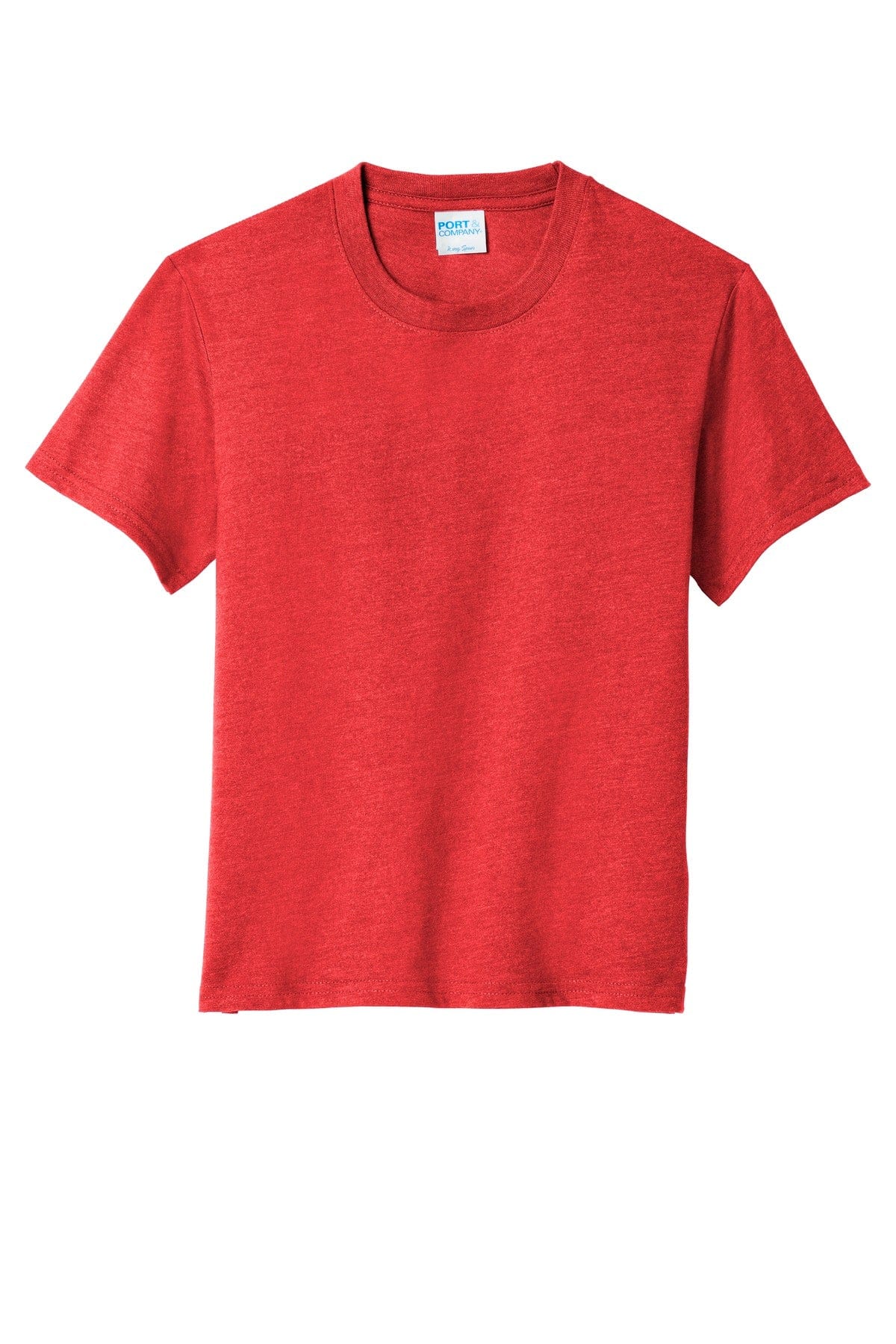 Port T-Shirts XS / Bright Red Heather Port & Company  ®  Youth Fan Favorite  ™  Blend Tee. PC455Y