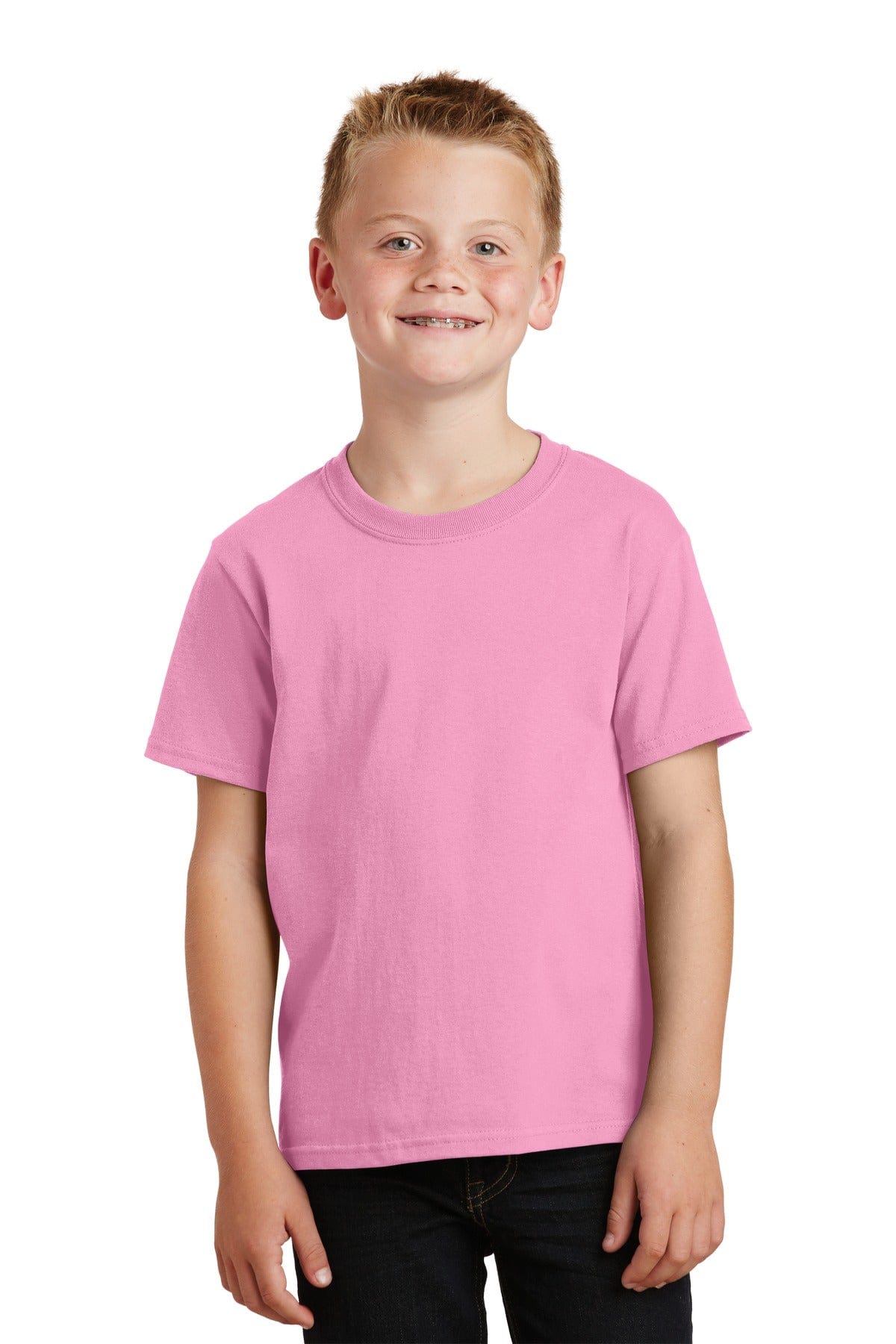 Port T-Shirts XS / Candy Pink Port & Company ®  - Youth Core Cotton Tee. PC54Y, Basic Colors