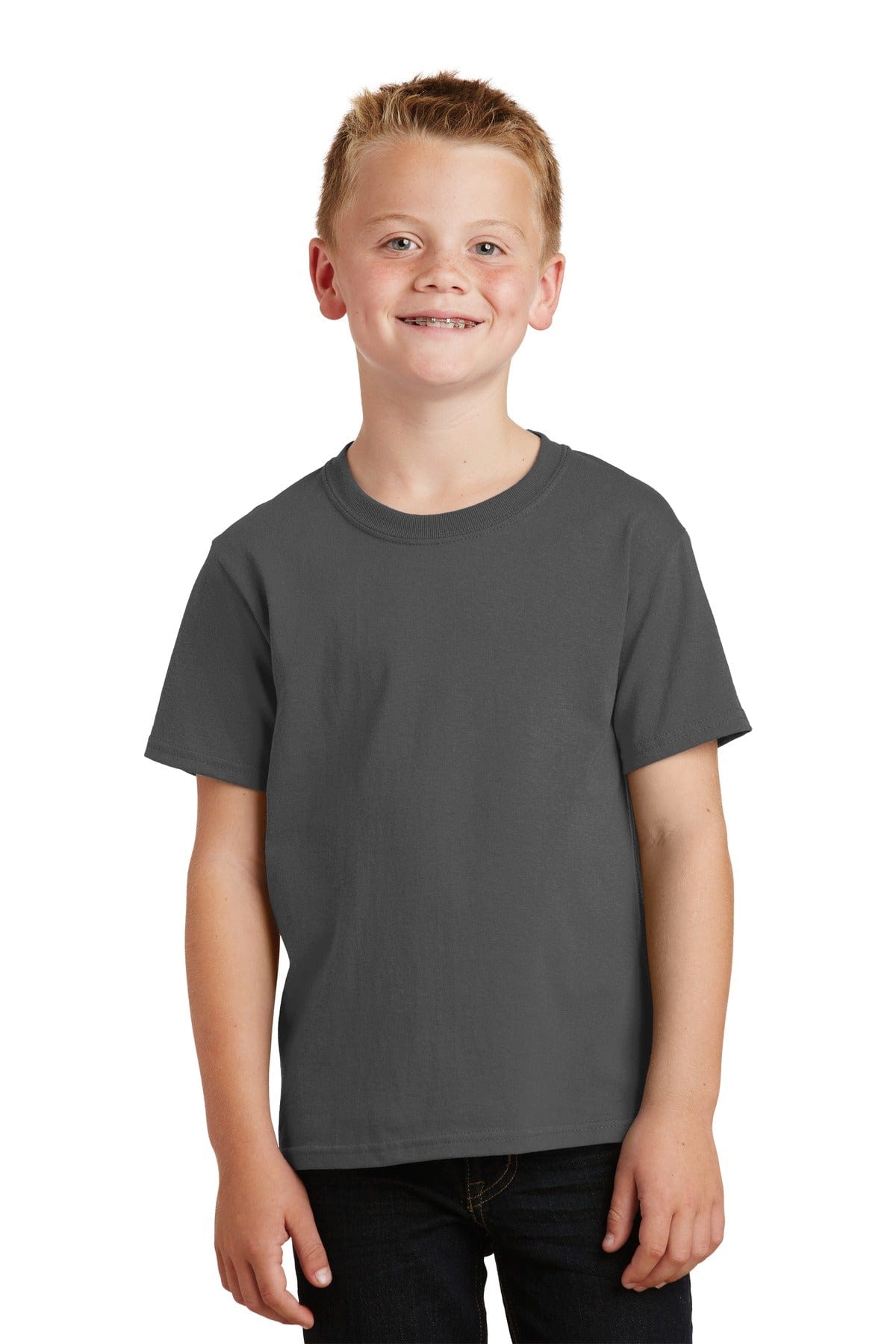 Port T-Shirts XS / Charcoal Port & Company ®  - Youth Core Cotton Tee. PC54Y