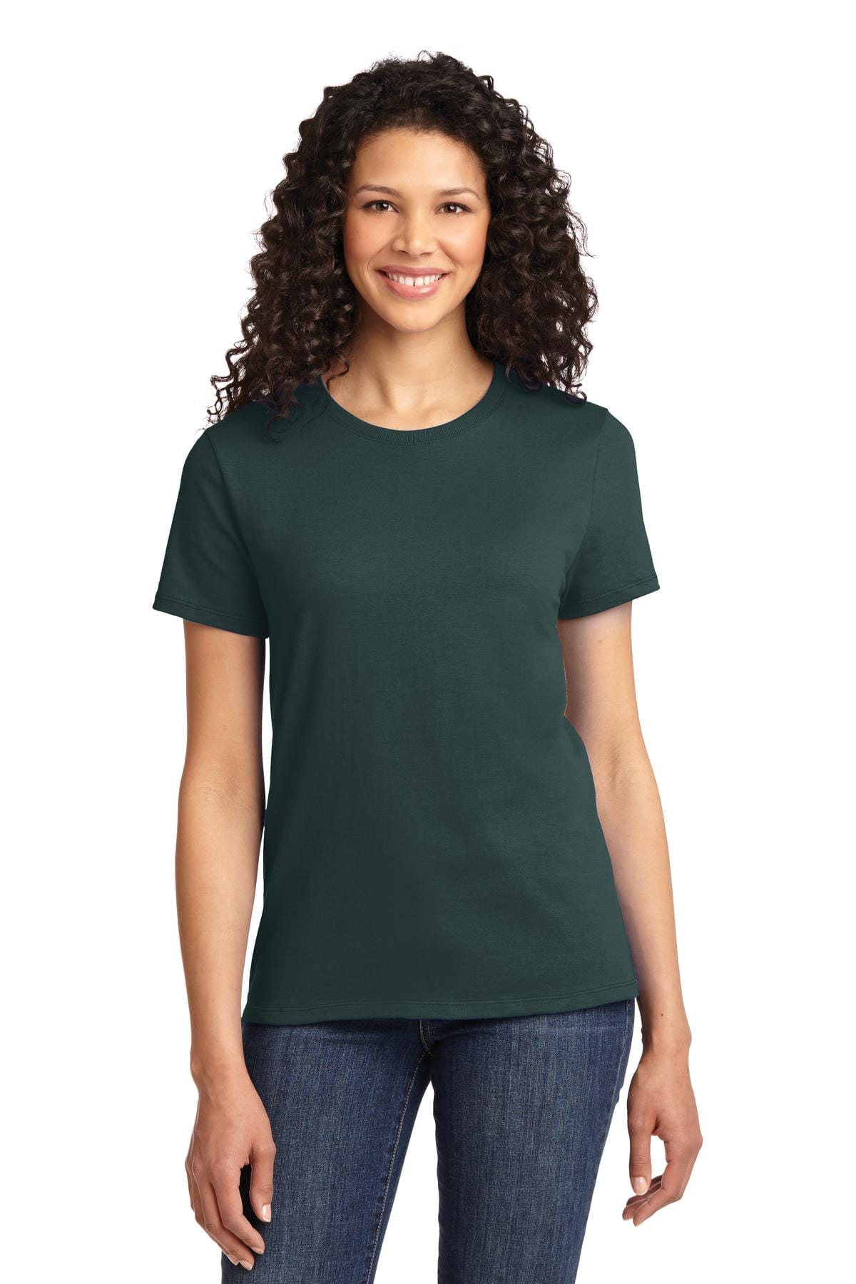 Port T-Shirts XS / Dark Green Port & Company ®  - Ladies Essential Tee. LPC61, Basic Colors