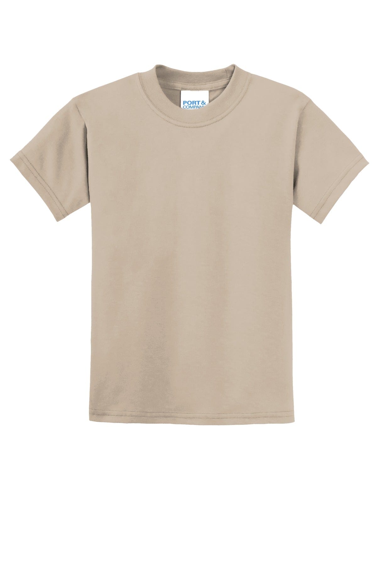 Port T-Shirts XS / Desert Sand Port & Company ®  - Youth Core Blend Tee.  PC55Y, Basic Colors