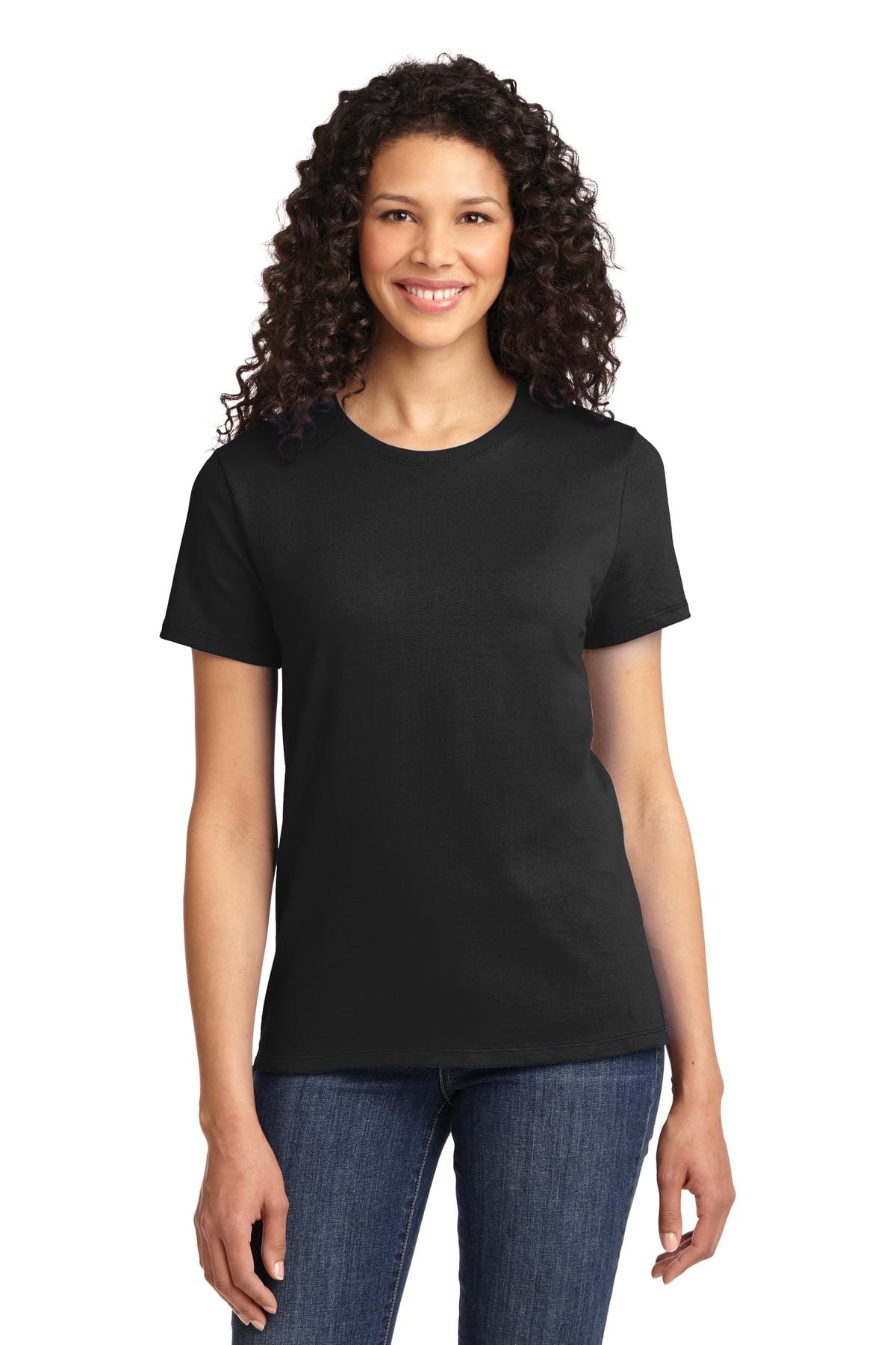 Port T-Shirts XS / Jet Black Port & Company ®  - Ladies Essential Tee. LPC61, Traditional Colors