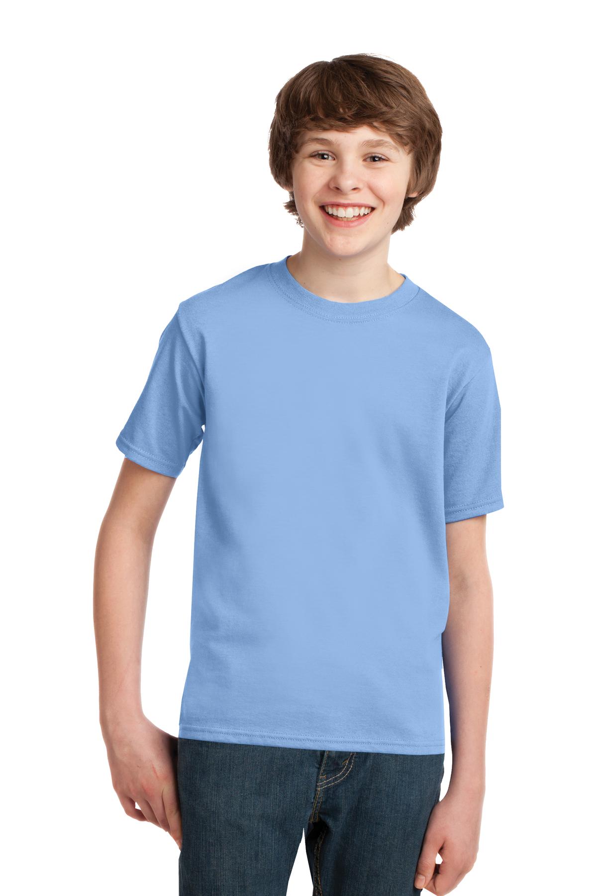 Port T-Shirts XS / Light Blue Port & Company ®  - Youth Essential Tee. PC61Y