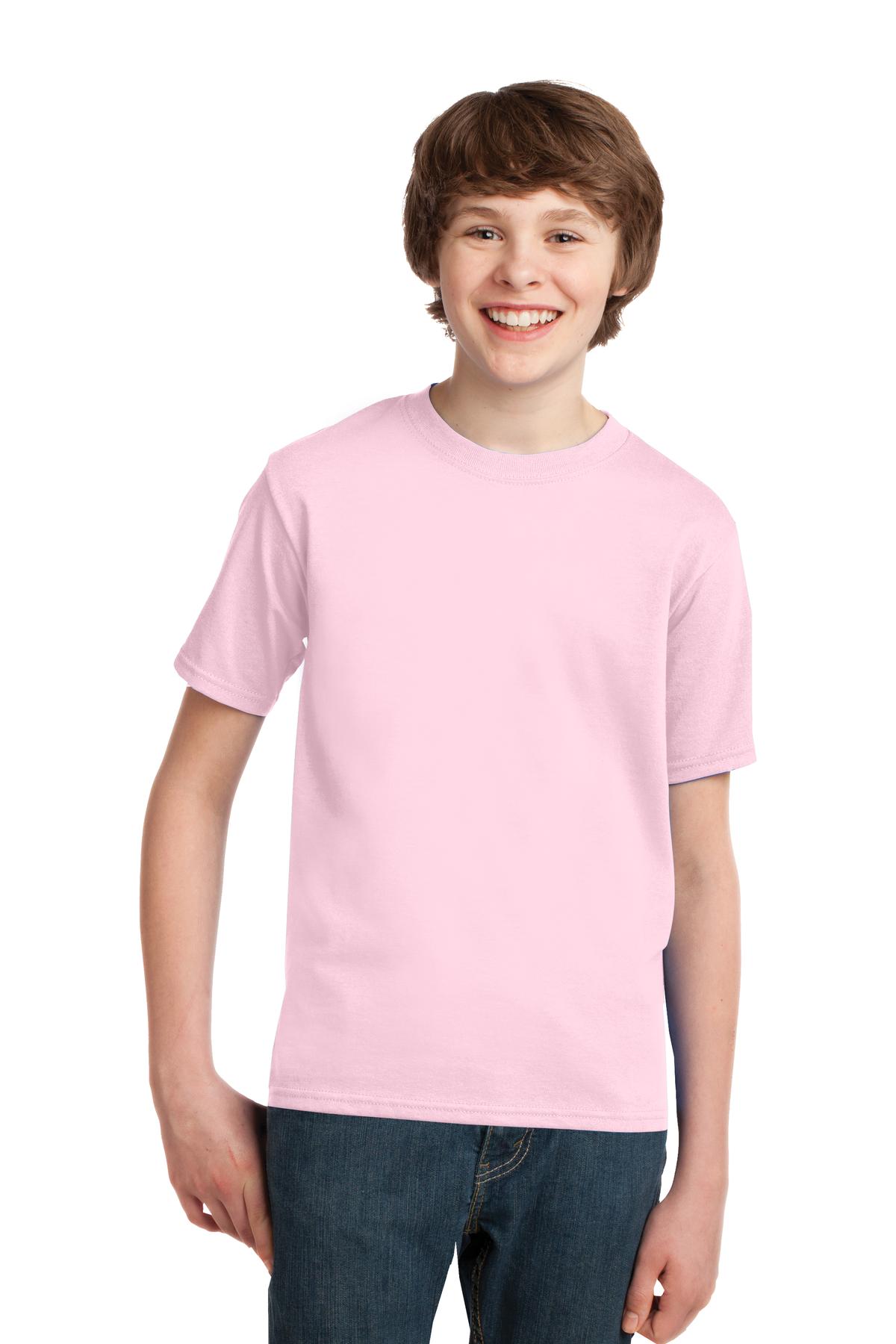 Port T-Shirts XS / Pale Pink Port & Company ®  - Youth Essential Tee. PC61Y