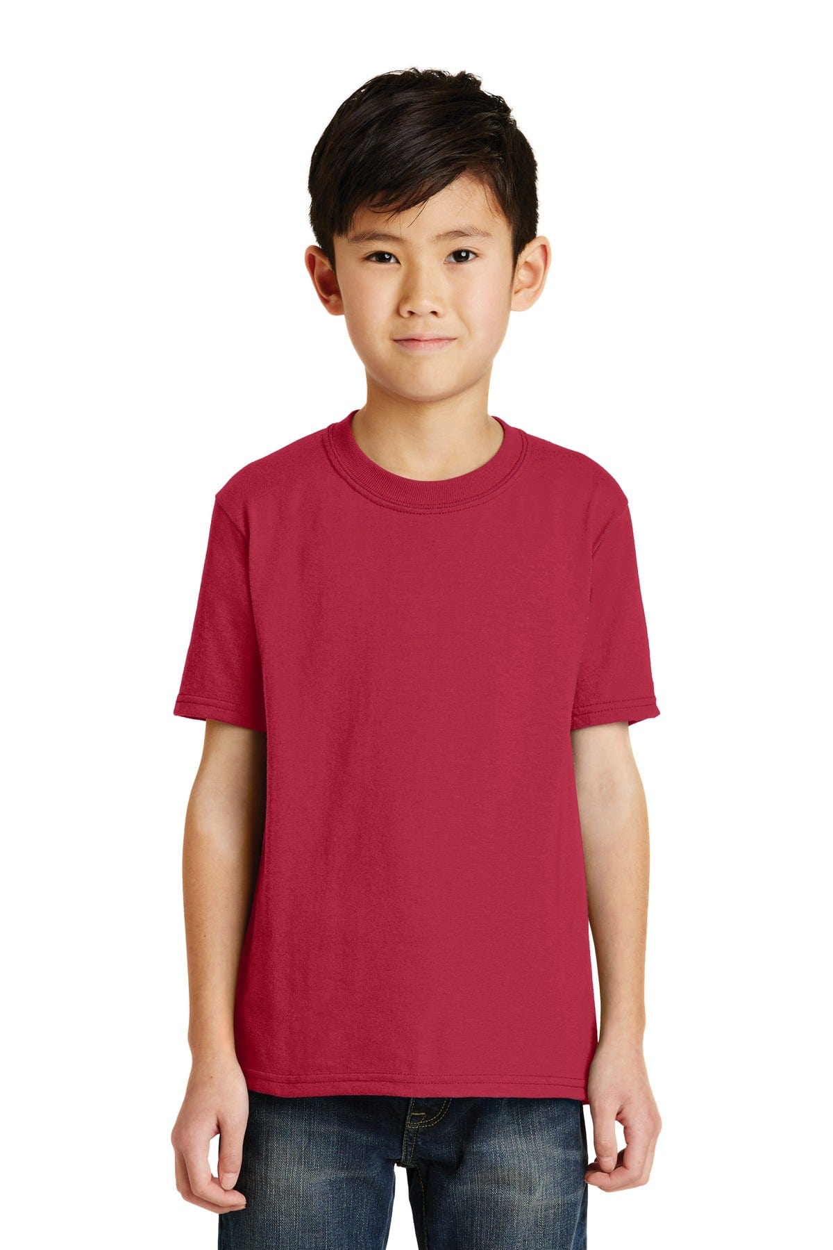 Port T-Shirts XS / Red Port & Company ®  - Youth Core Blend Tee.  PC55Y