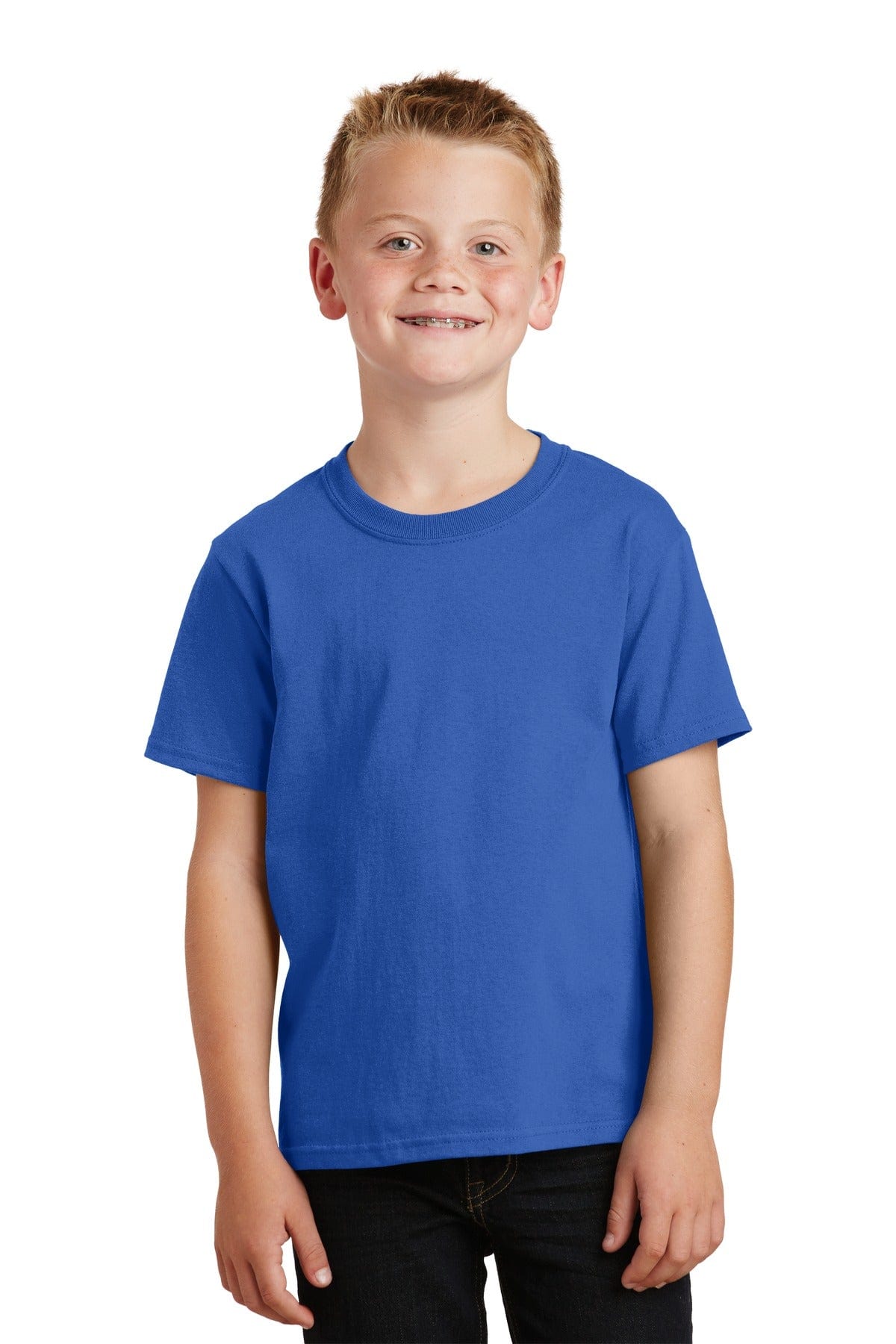 Port T-Shirts XS / Royal Port & Company ®  - Youth Core Cotton Tee. PC54Y