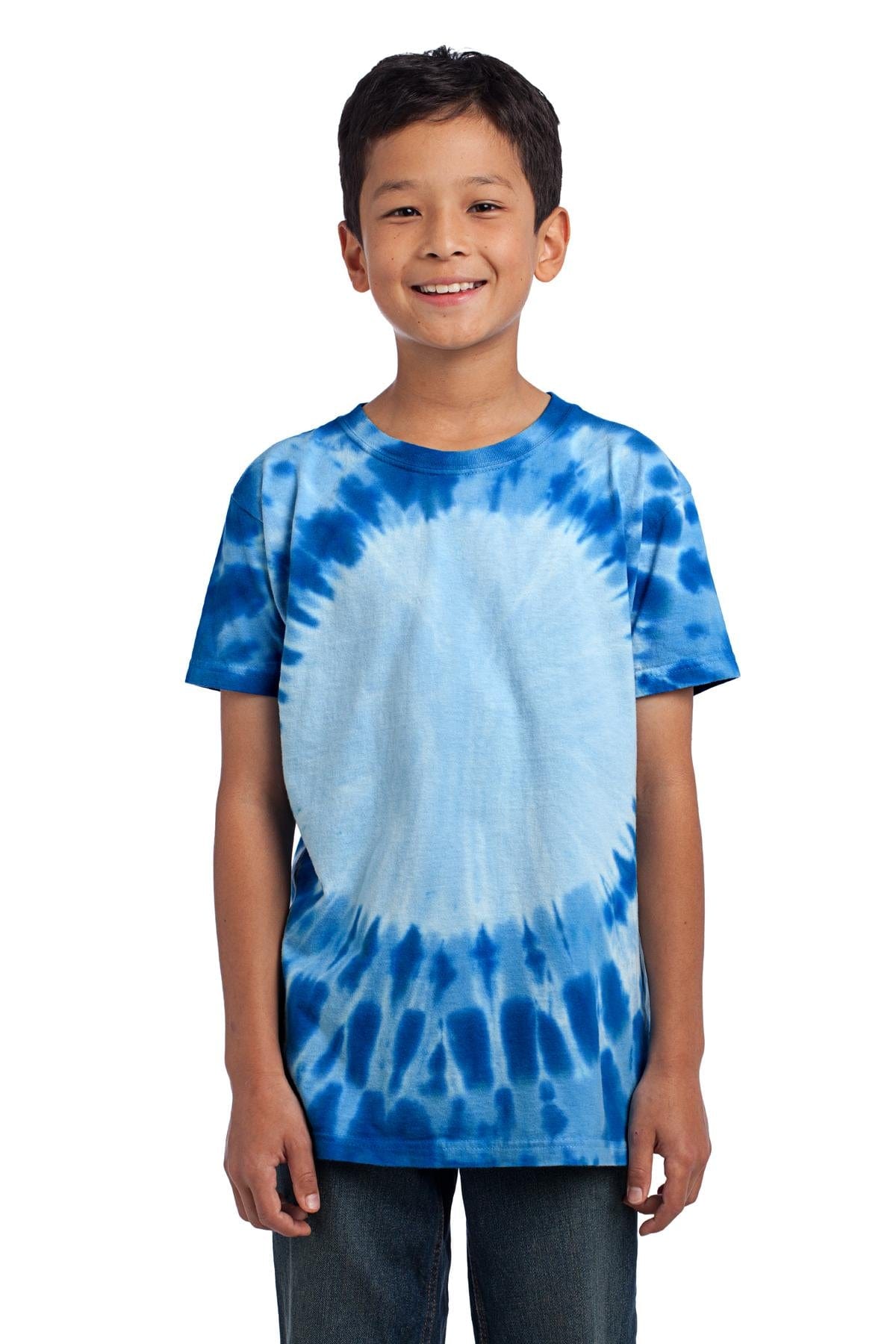 Port T-Shirts XS / Royal Port & Company ®  - Youth Window Tie-Dye Tee. PC149Y