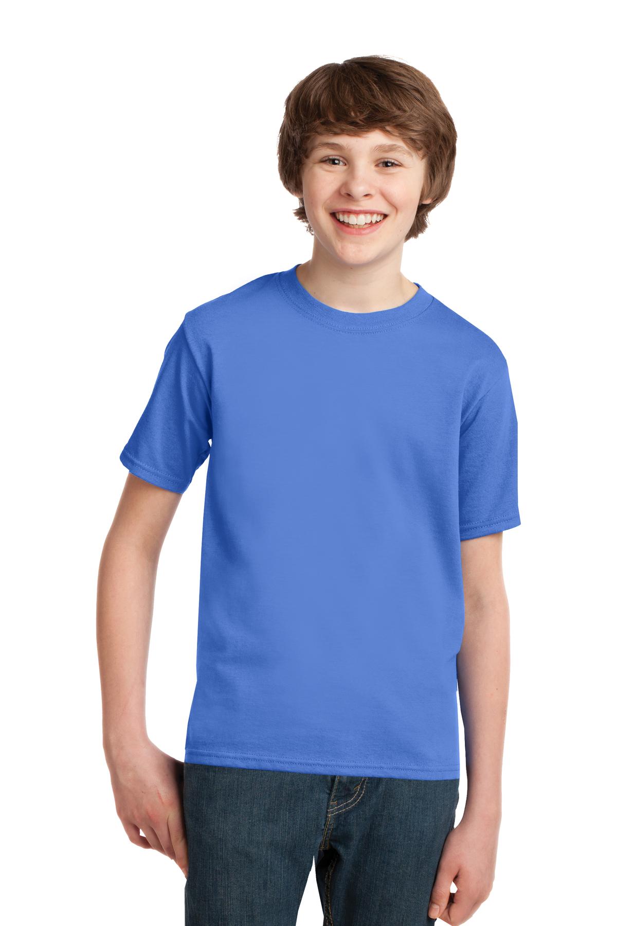 Port T-Shirts XS / Ultramarine Blue Port & Company ®  - Youth Essential Tee. PC61Y, Basic Colors