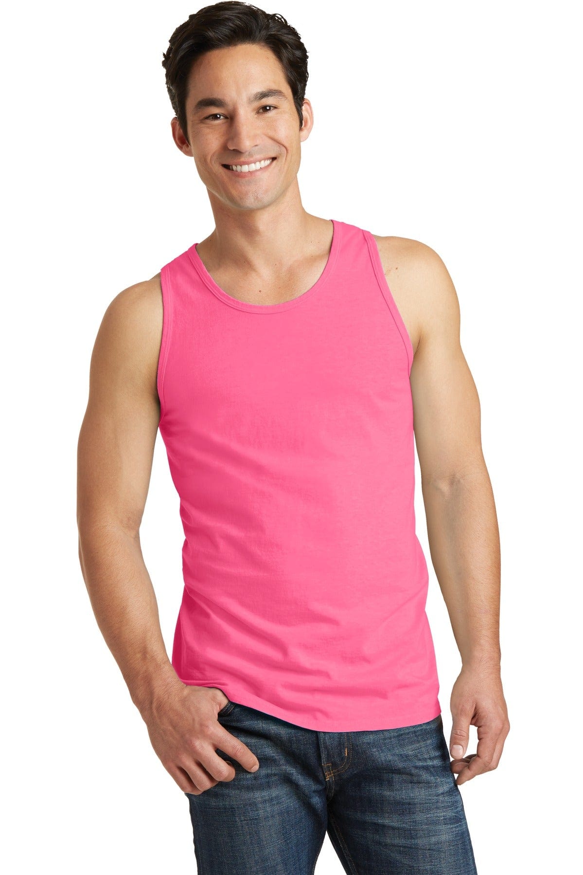 Port Tank Tops S / Neon Pink Port & Company ®  Beach Wash ™  Garment-Dyed Tank.  PC099TT