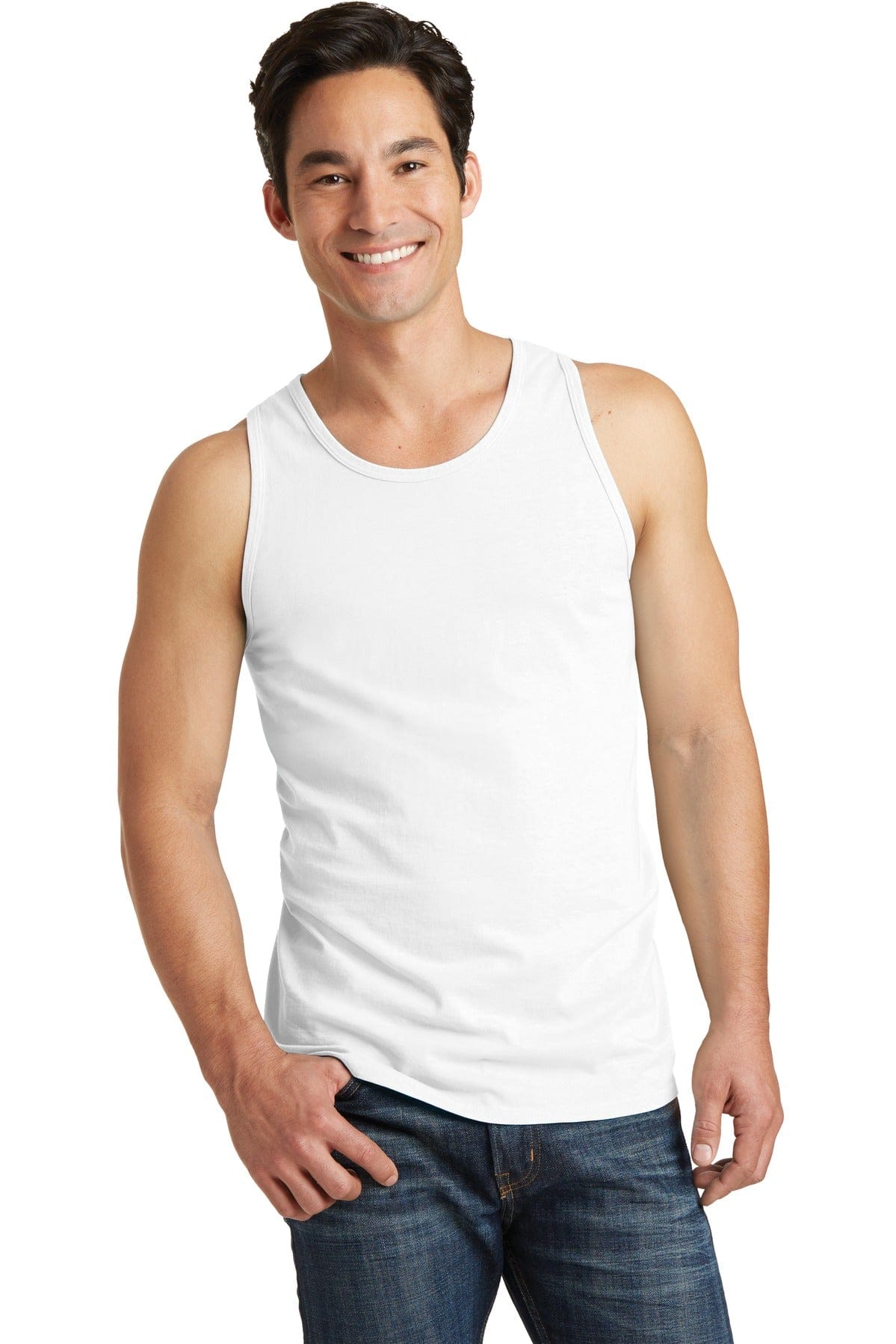 Port Tank Tops S / White Port & Company ®  Beach Wash ™  Garment-Dyed Tank.  PC099TT, Basic Colors