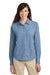 Port Woven Shirts Port & Company ®  - Ladies Long Sleeve Value Denim Shirt.  LSP10