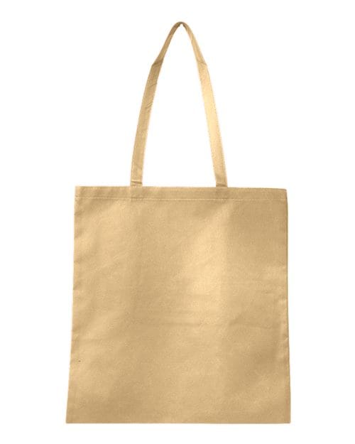 Q-Tees Q126300-Non-Woven Tote Bag in Natural