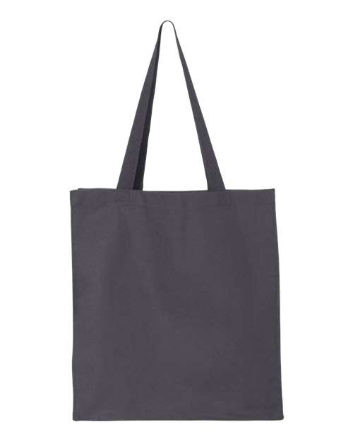 Q-Tees 4323 OSFA / Charcoal Q-Tees Q125300-14L Shopping Bag