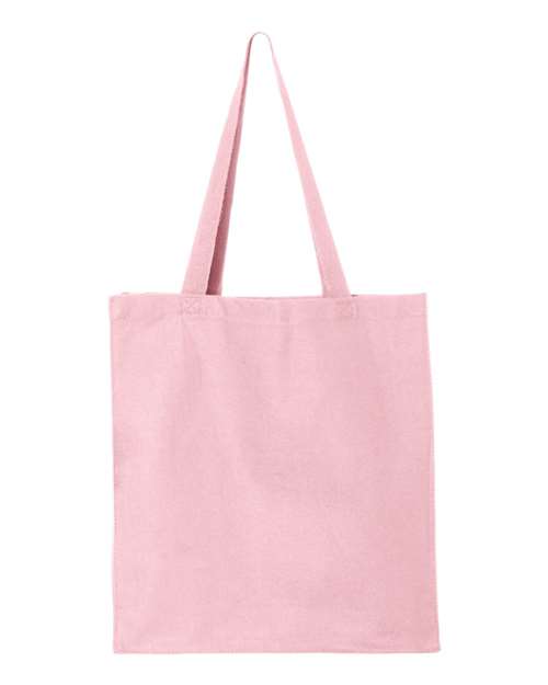 Q-Tees 4323 OSFA / Light Pink Q-Tees Q125300-14L Shopping Bag