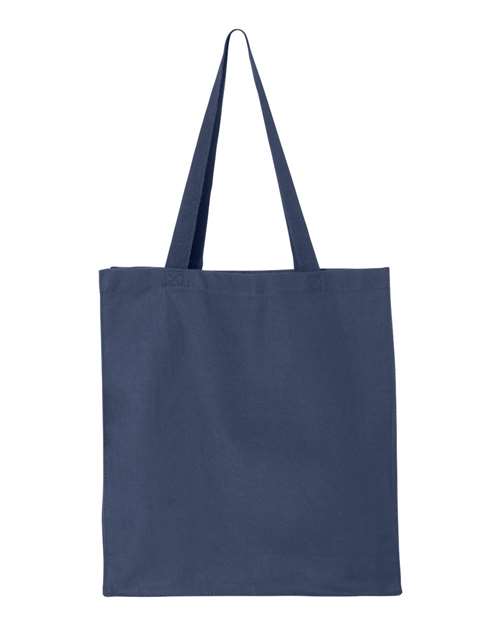 Q-Tees 4323 OSFA / Navy Q-Tees Q125300-14L Shopping Bag